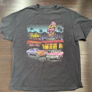 brandy melville dinner rita graphic tee